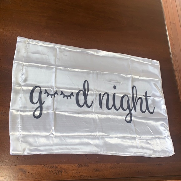 Other - Polyester pillow case goodnight new sleep case